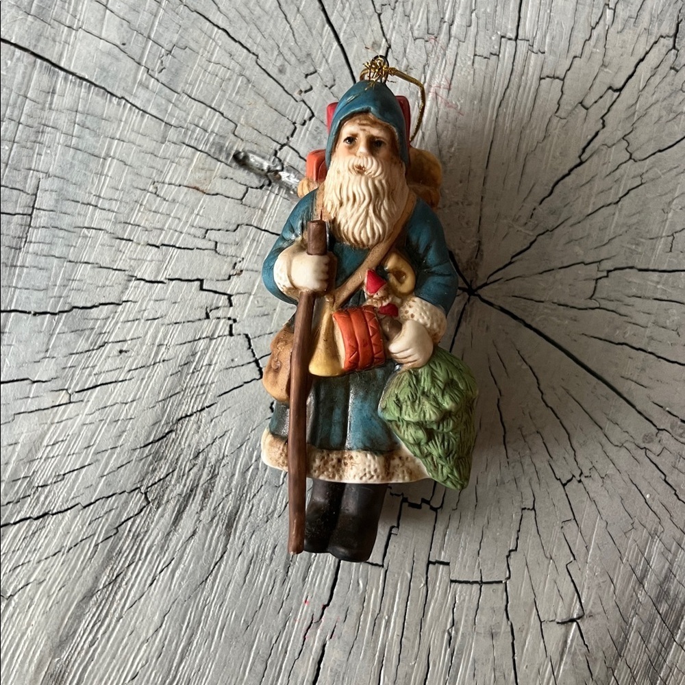 Vintage 1985 Mrs Grossman Paper Company Ceramic Santa Claus Figurine Ornament